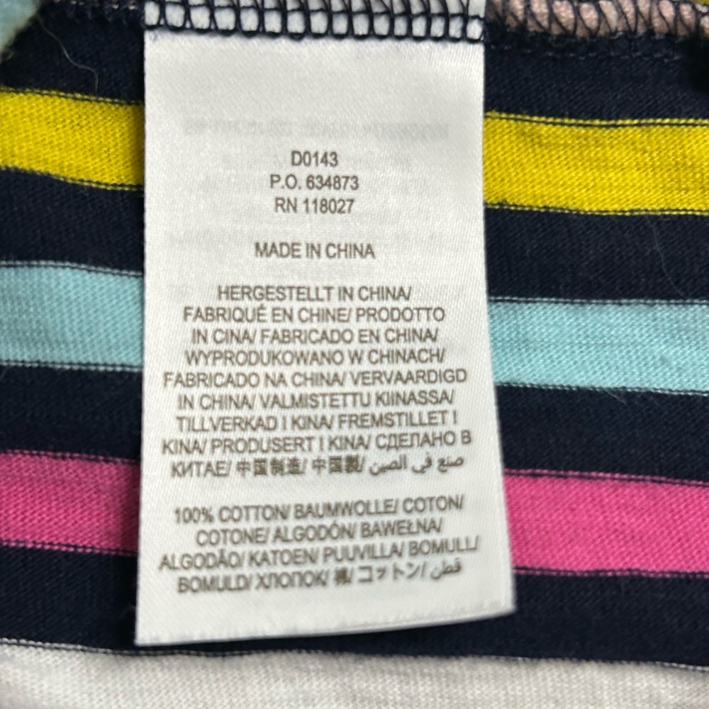 Boden Women Vibrant Striped Midi dress Size 8P Multicolor 100% cotton. - Picture 14 of 14